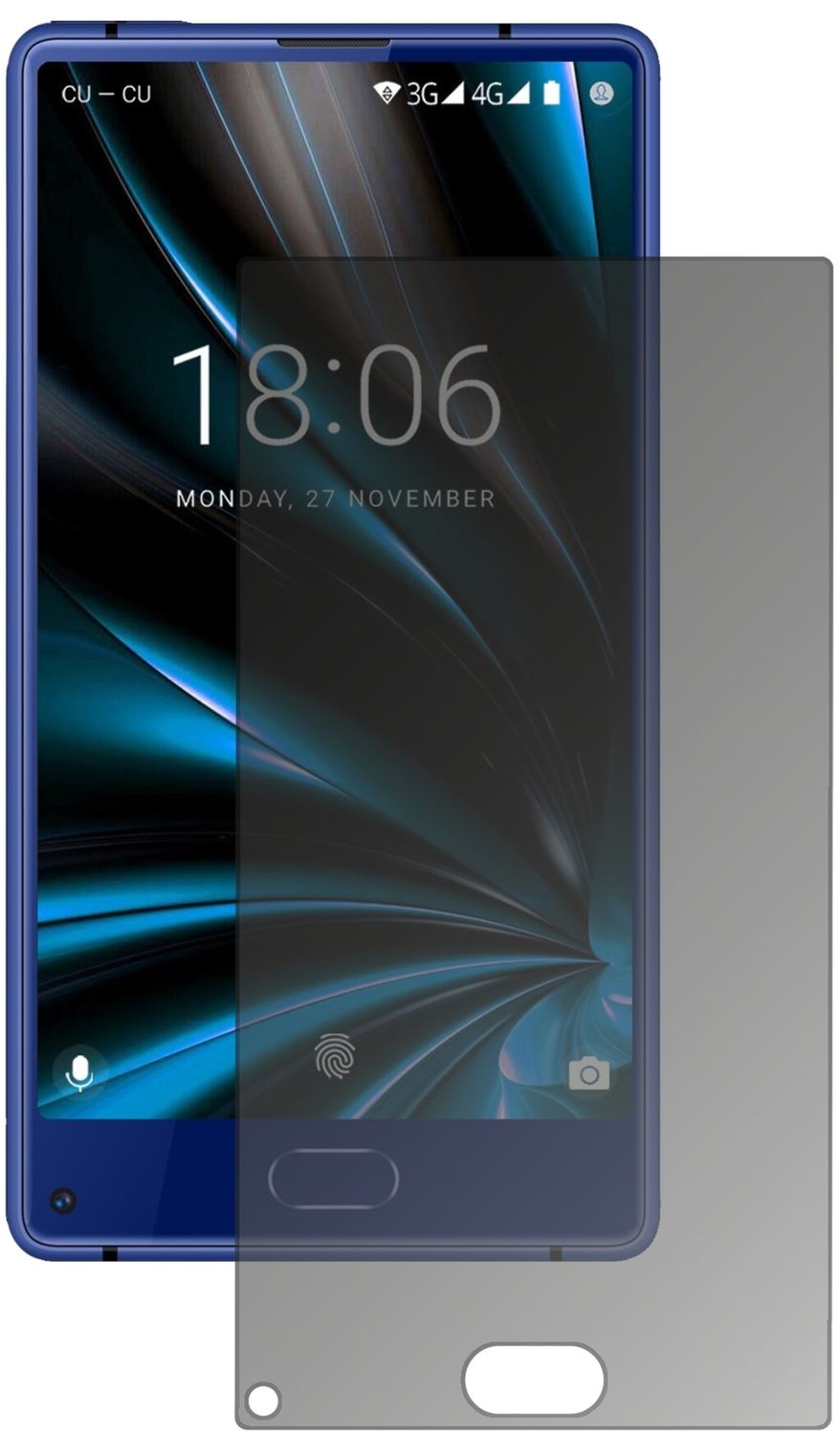 Blickschutzfolie für Doogee MIX Lite matt Schutzfo (2)