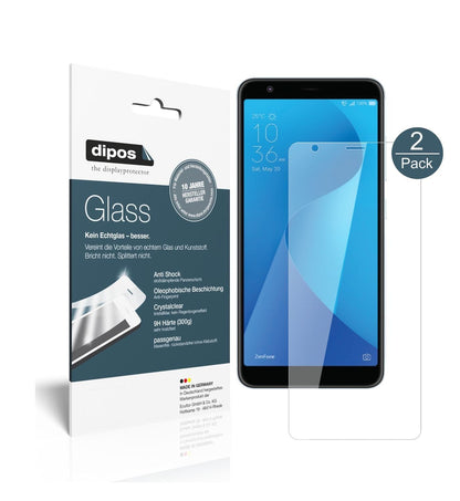 2x 9H Schutzfolie für Asus ZenFone Max Plus M1 (ZB (1)
