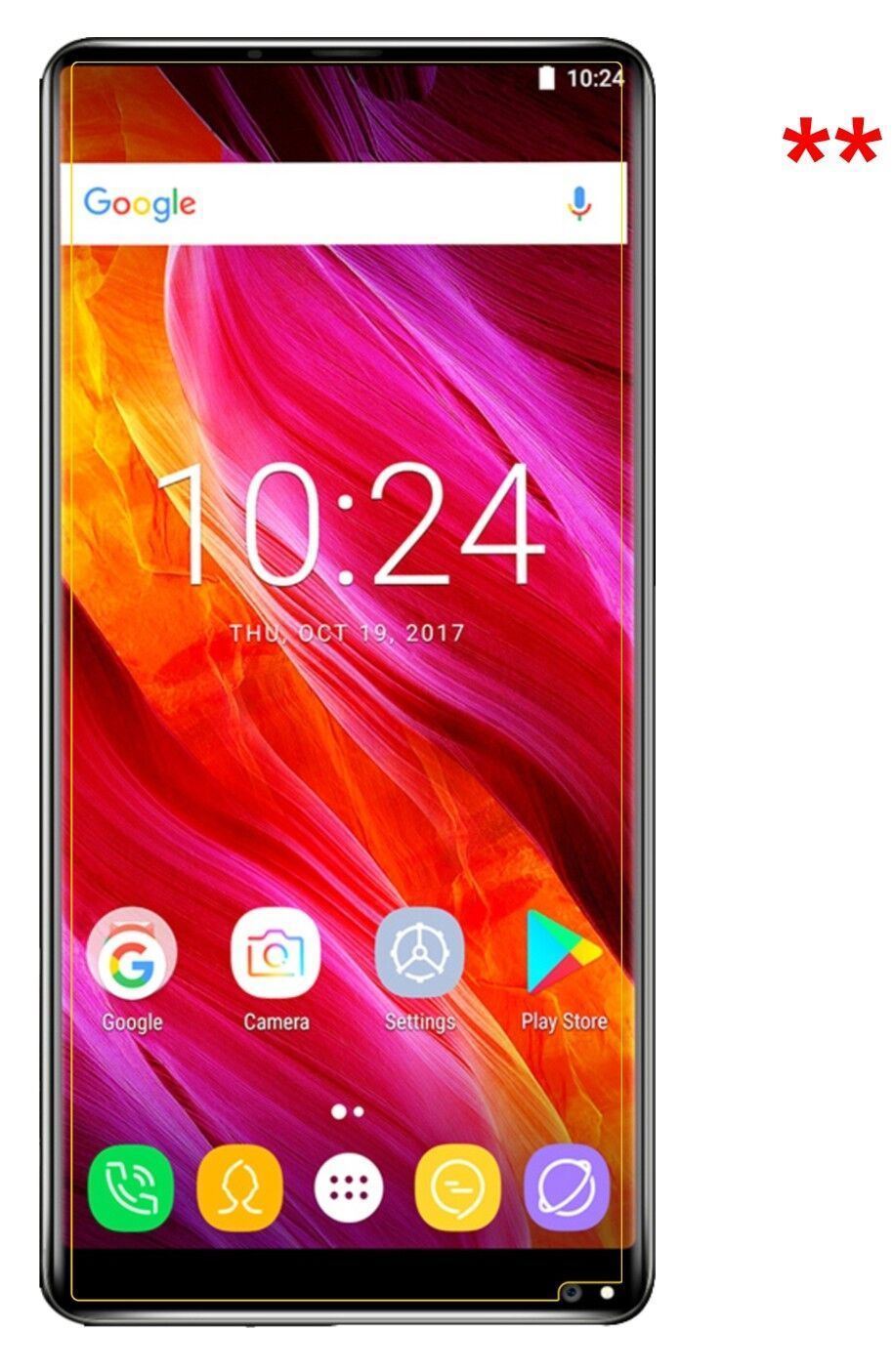 1x 9H Schutzfolie für Oukitel Mix 2 Panzerfolie (9)