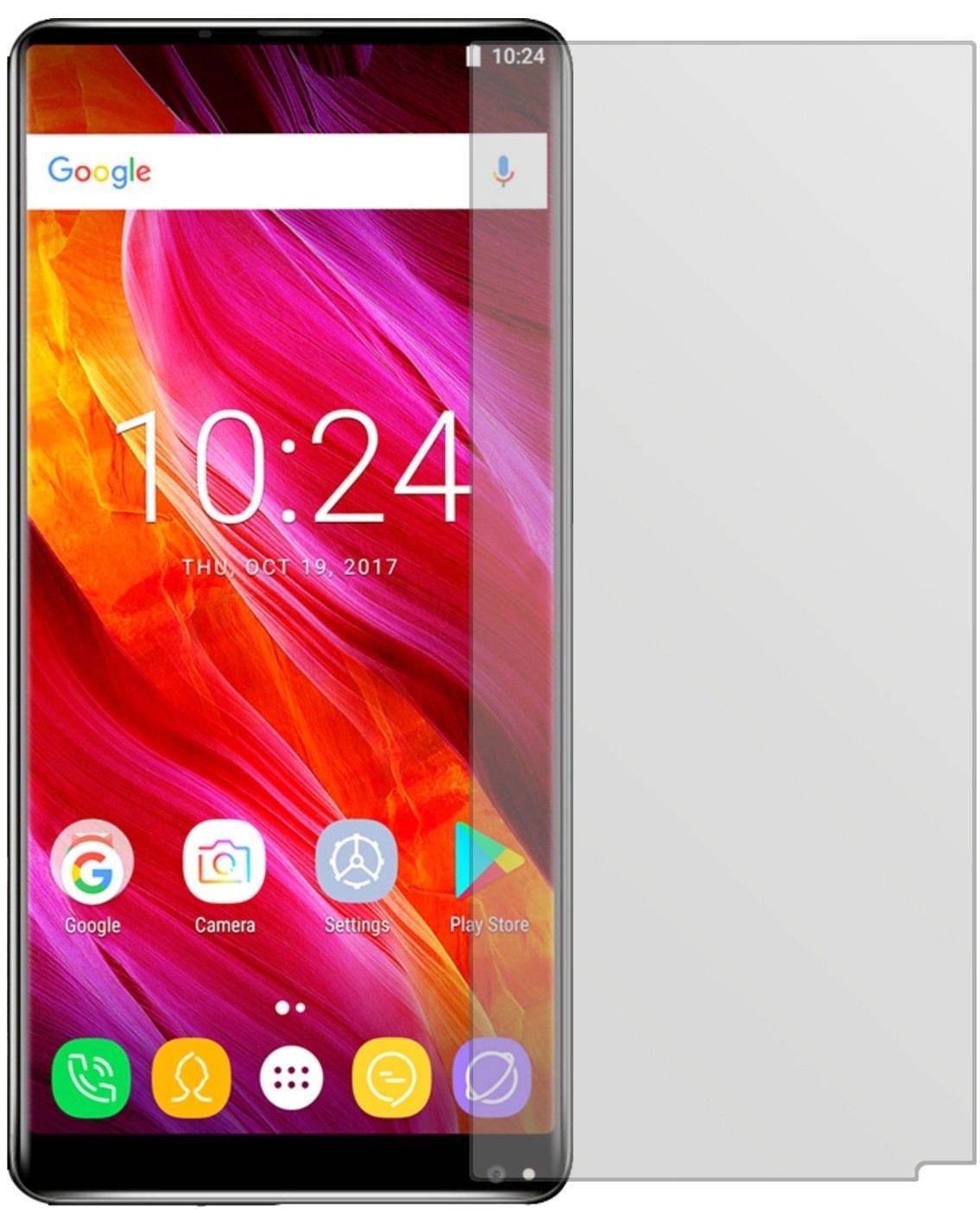 6x Schutzfolie matt für Oukitel Mix 2 Display-Schu (2)