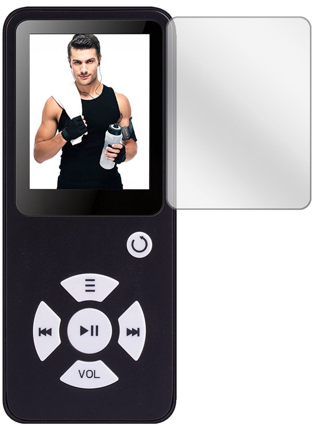6x Schutzfolie klar für Bertronic BC01 Royal MP3-P (2)
