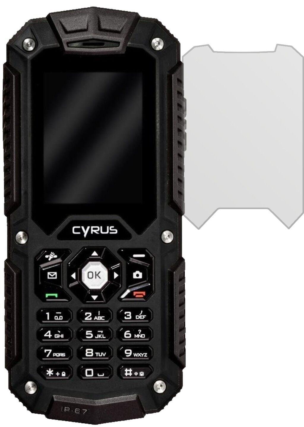 5x Schutzfolie matt für Cyrus CM6 Display-Schutzfo (1)