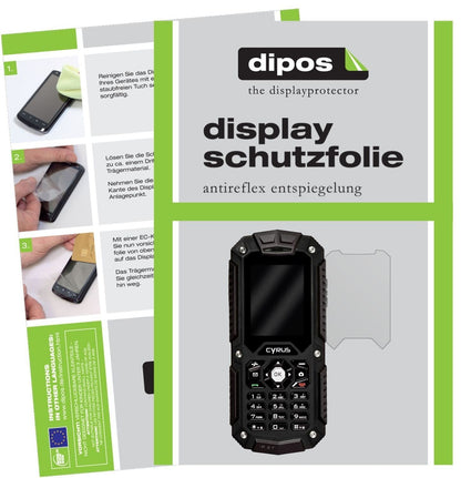 5x Schutzfolie matt für Cyrus CM6 Display-Schutzfo (2)
