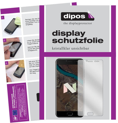 5x Schutzfolie klar für Ulefone T1 Premium Display (2)