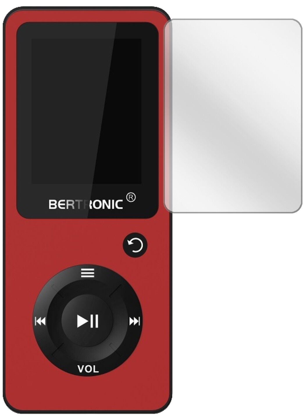 5x Schutzfolie klar für Bertronic BC02 Royal MP3-P (1)