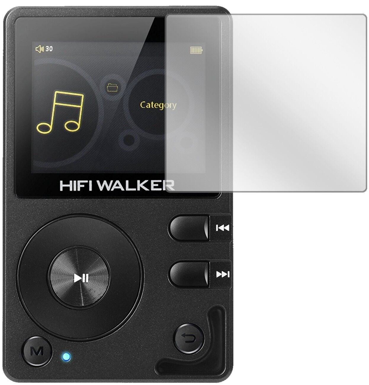 5x Schutzfolie klar für HIFI WALKER H2 MP3-Player  (1)