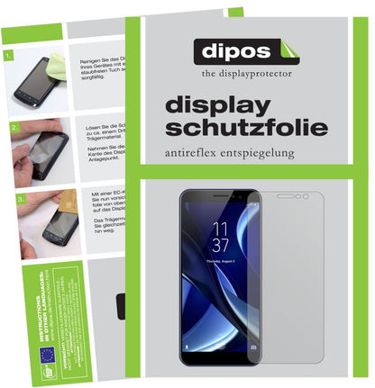 5x Schutzfolie matt für HOMTOM S16 Display-Schutzf (2)