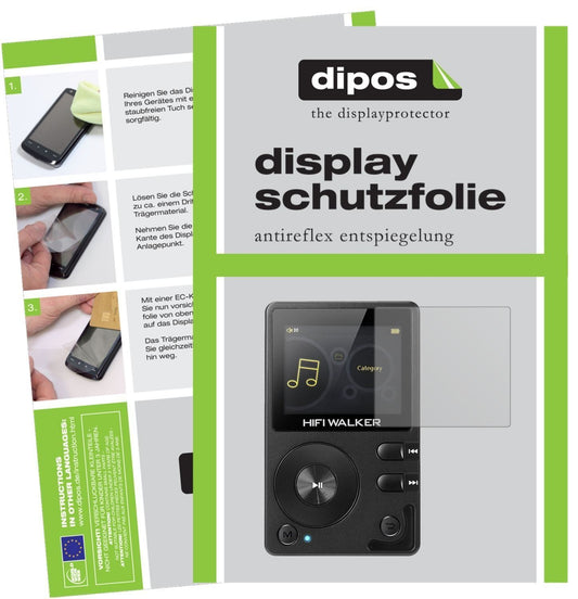 6x Schutzfolie matt für HIFI WALKER H2 MP3-Player  (1)