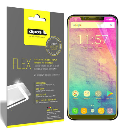 3x 3D Full Cover Schutzfolie für Oukitel U18 (1)