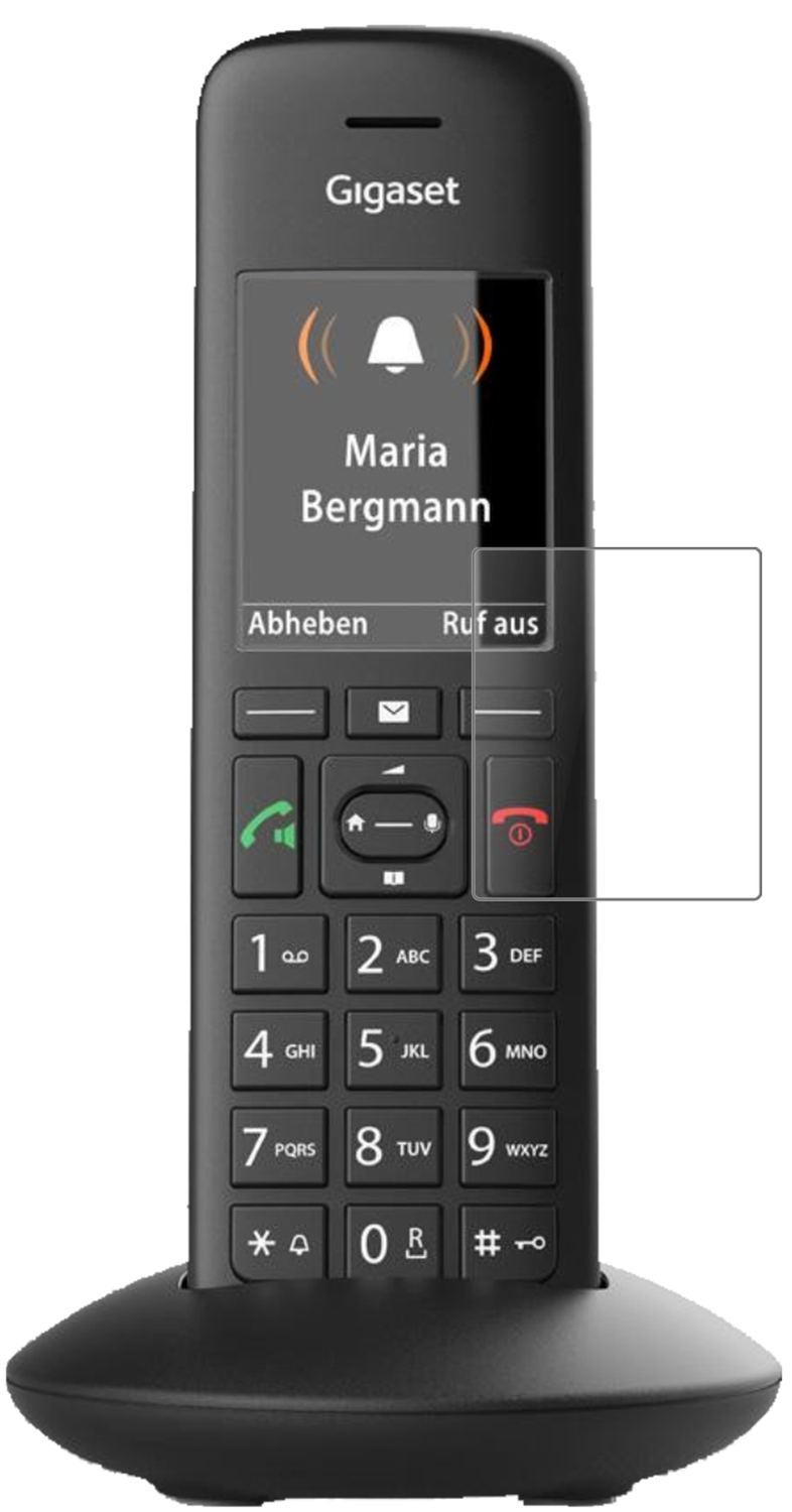2x 9H Schutzfolie matt für Gigaset C570 Panzerfoli (2)
