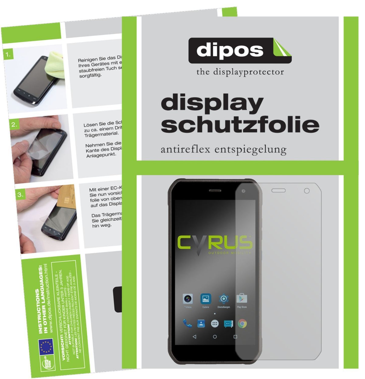 6x Schutzfolie matt für Cyrus CS40 Display-Schutzf (1)