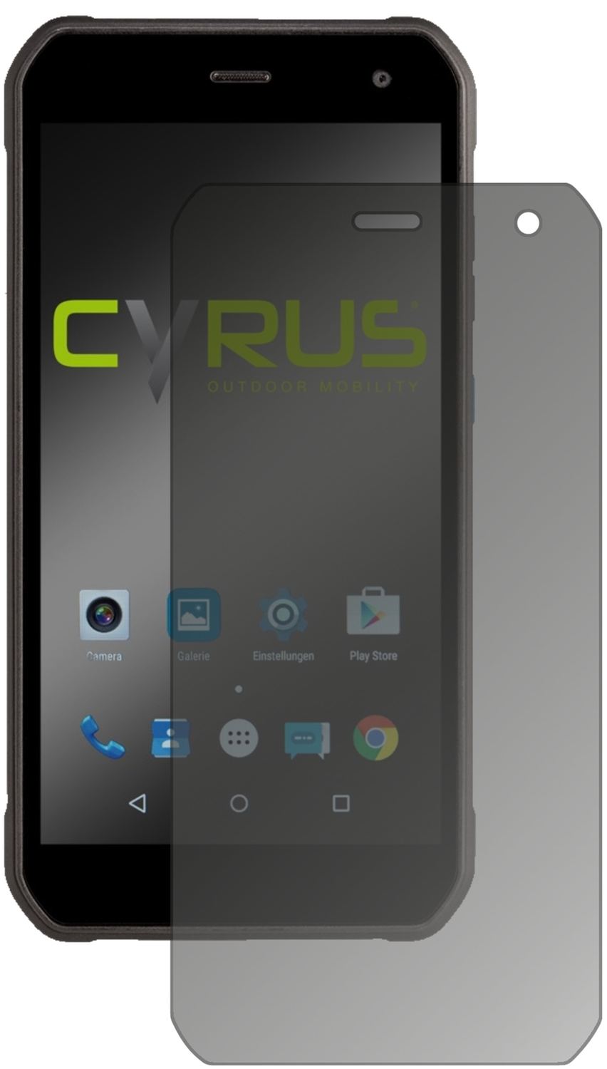 Blickschutzfolie für Cyrus CS40 matt Schutzfolie P (2)