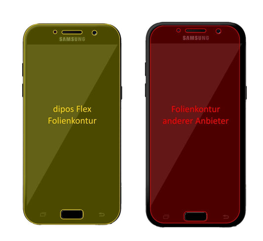 2x 3D Full Cover Schutzfolie für Samsung Galaxy A3 (1)