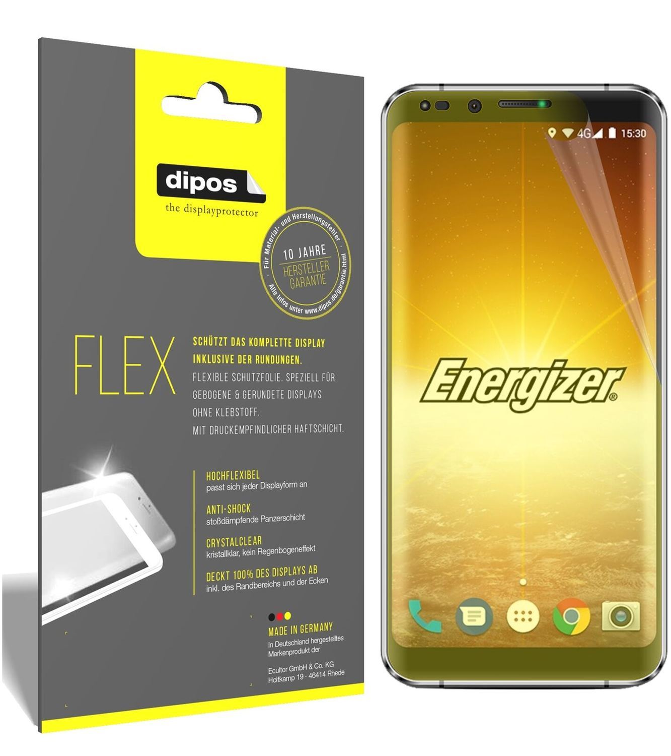 2x 3D Full Cover Schutzfolie für Energizer Powerma (2)
