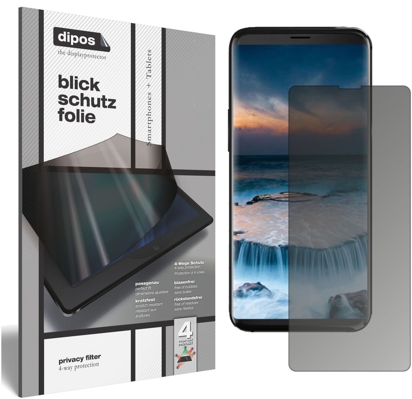 Blickschutzfolie für Uhans i8 Pro matt Schutzfolie (1)