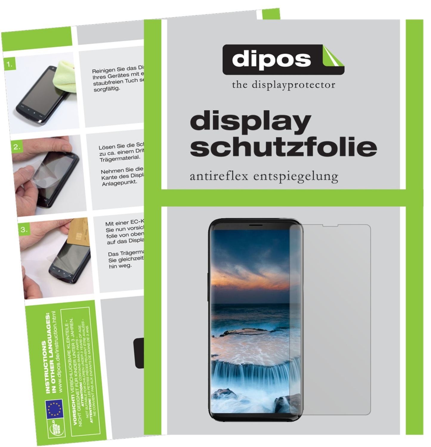 4x Schutzfolie matt für Uhans i8 Display-Schutzfol (1)