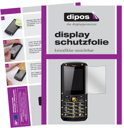 6x Schutzfolie klar für AGM M2 Display-Schutzfolie (1)