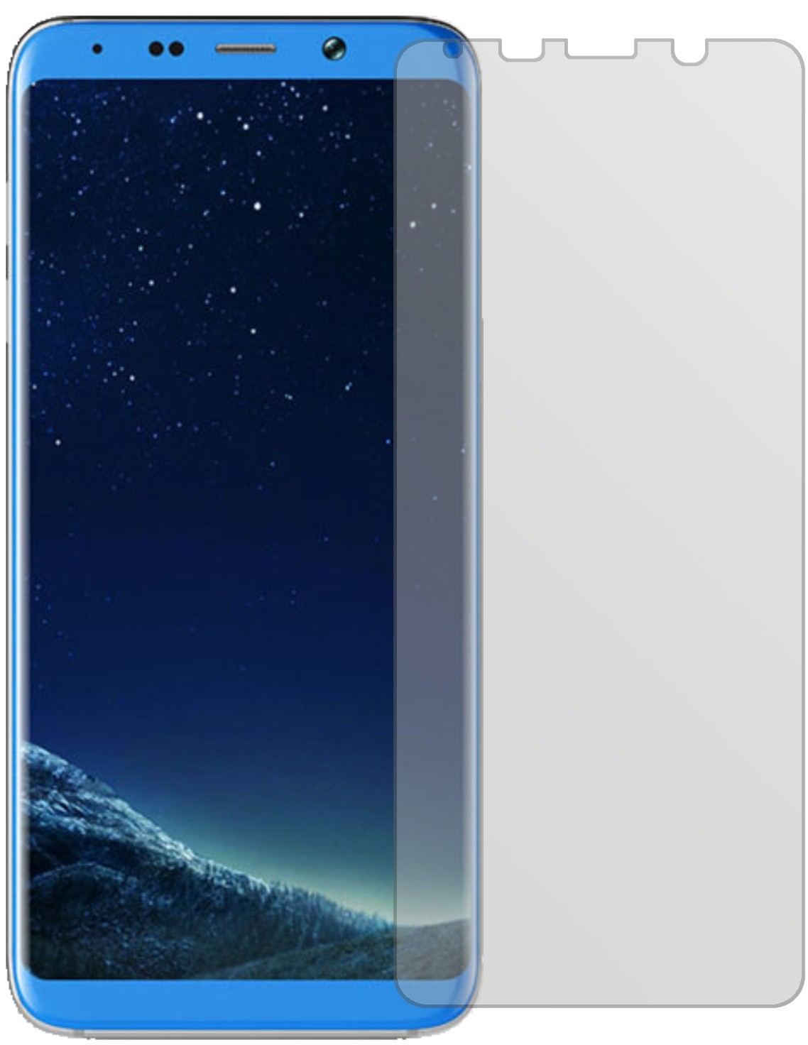 6x Schutzfolie matt für Bluboo S8+ Display-Schutzf (2)
