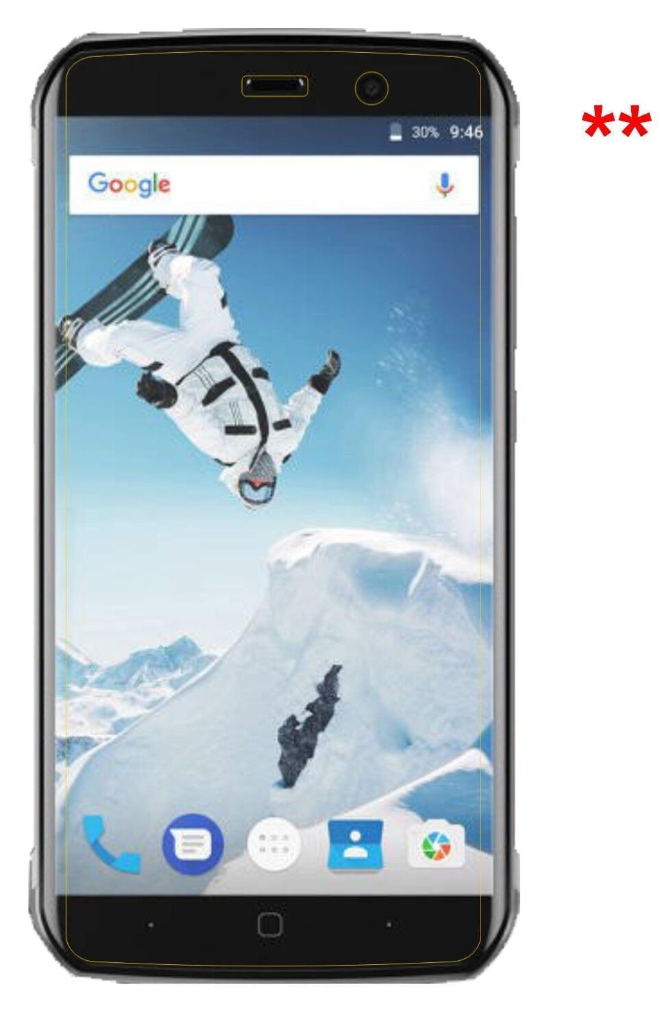 1x Schutzfolie matt für Vernee Active Display-Schu (6)