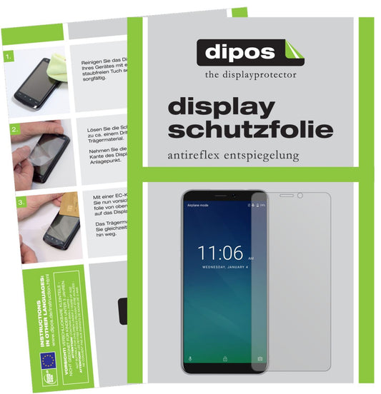 2x Schutzfolie matt für KEECOO P11 Display-Schutzf (1)