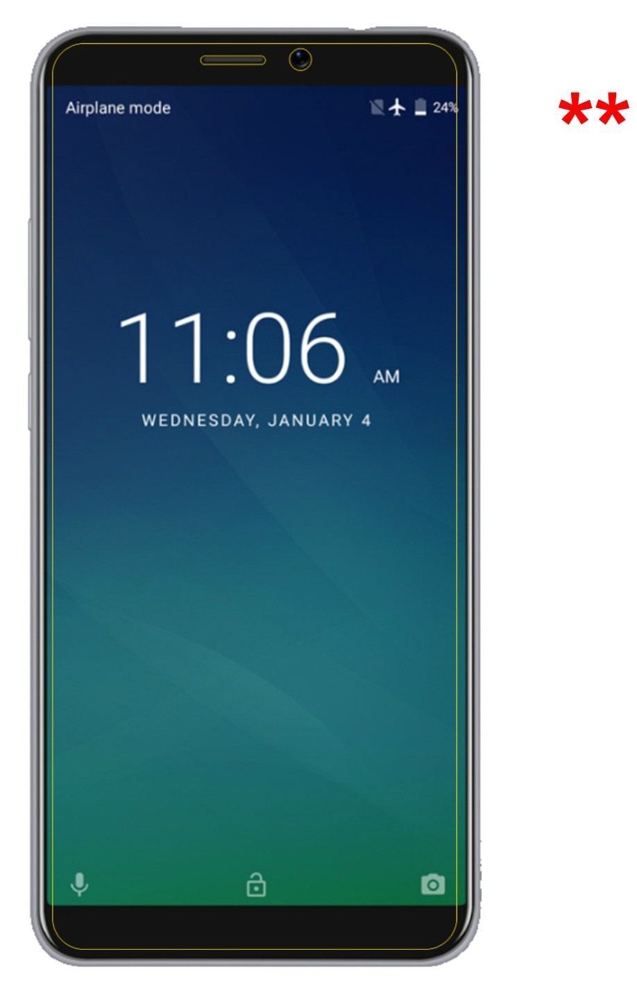 2x Schutzfolie klar für KEECOO P11 Display-Schutzf (5)