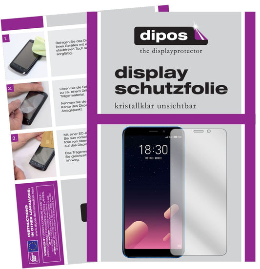 2x Schutzfolie klar für Meizu M6S Display-Schutzfo (1)