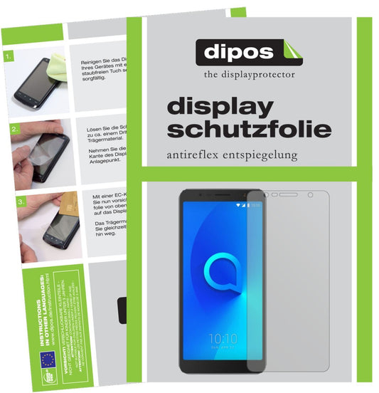 2x Schutzfolie matt für Alcatel 3C Display-Schutzf (1)