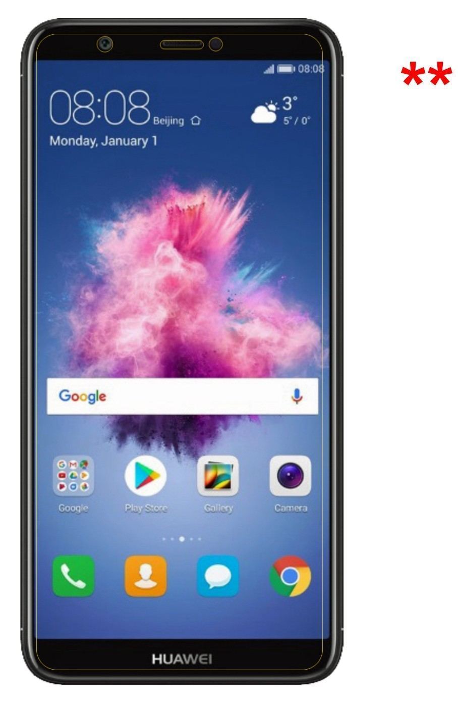 2x Schutzfolie matt für Huawei P smart Display-Sch (6)