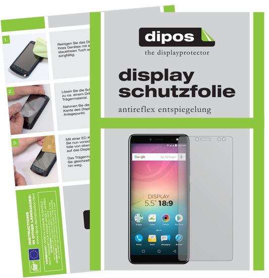 2x Schutzfolie matt für Allview V3 Viper Display-S (1)