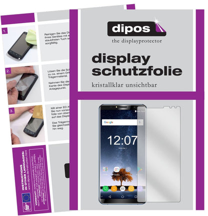 5x Schutzfolie klar für Oukitel K6 Display-Schutzf (2)