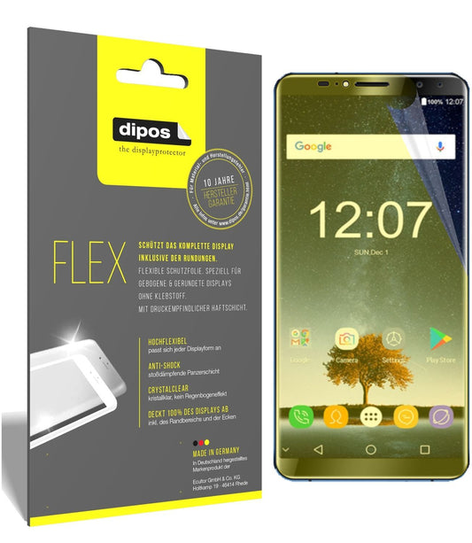 3x 3D Full Cover Schutzfolie für Oukitel K6 (1)