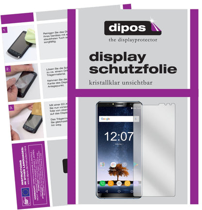 6x Schutzfolie klar für Oukitel K6 Display-Schutzf (1)