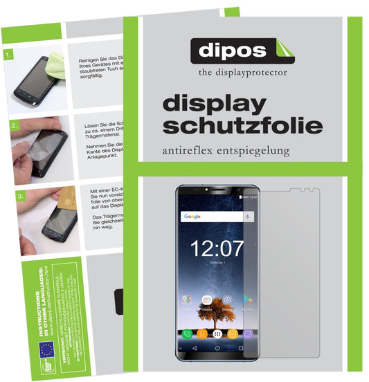 2x Schutzfolie matt für Oukitel K6 Display-Schutzf (1)