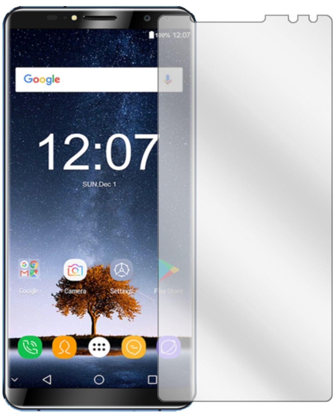 2x Schutzfolie klar für Oukitel K6 Display-Schutzf (2)