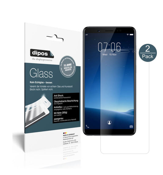 2x 9H Schutzfolie matt für Vivo V7 Panzerfolie (1)