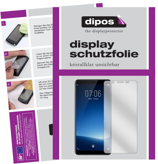 2x Schutzfolie klar für Vivo V7 Display-Schutzfoli (1)