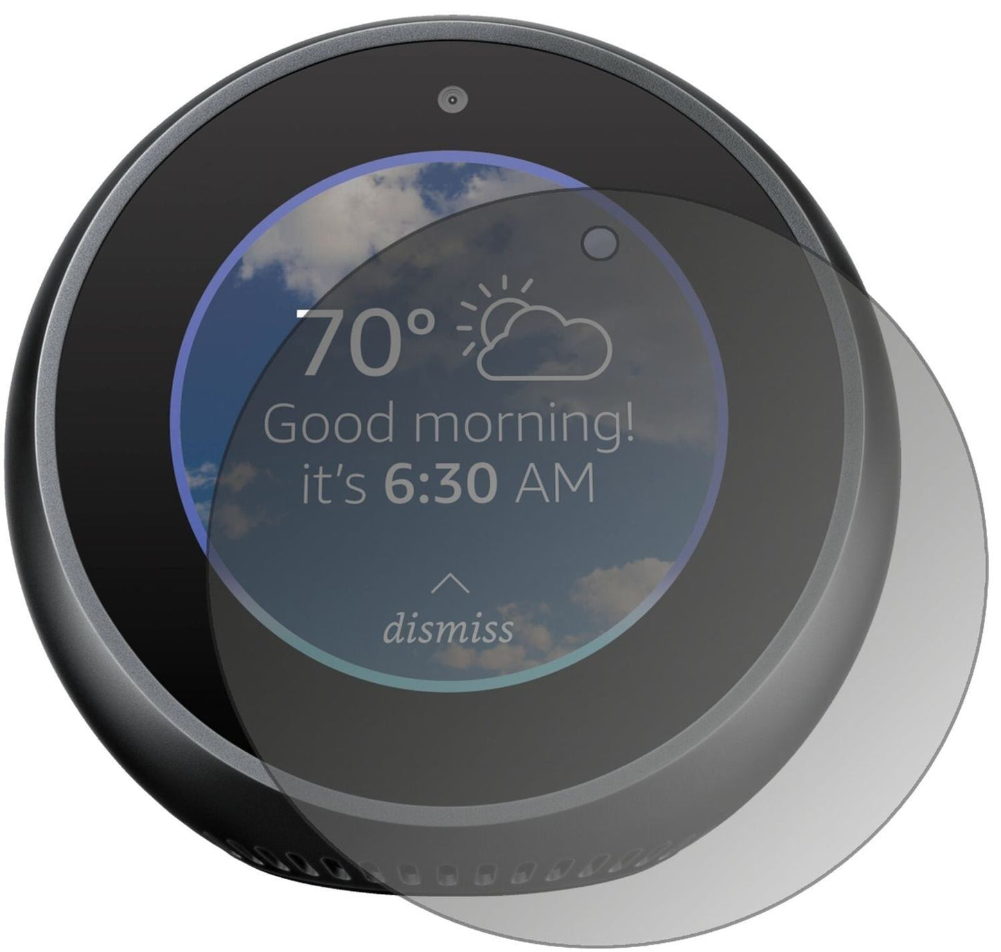 Blickschutzfolie für Amazon Echo Spot matt Schutzf (2)