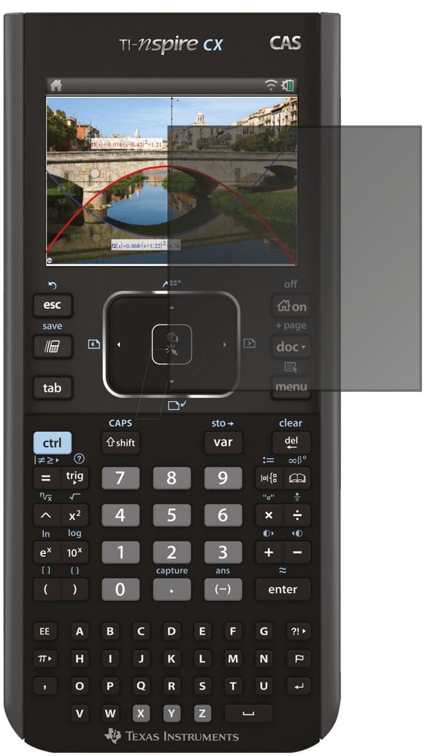 Blickschutzfolie für Texas Instruments TI Nspire C (1)