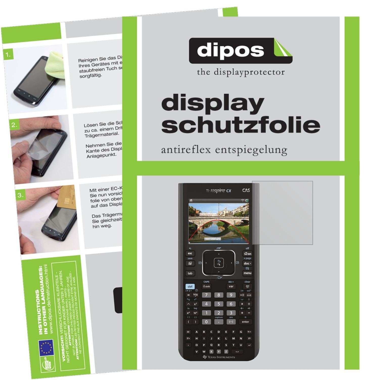 1x Schutzfolie matt für Texas Instruments TI Nspir (2)