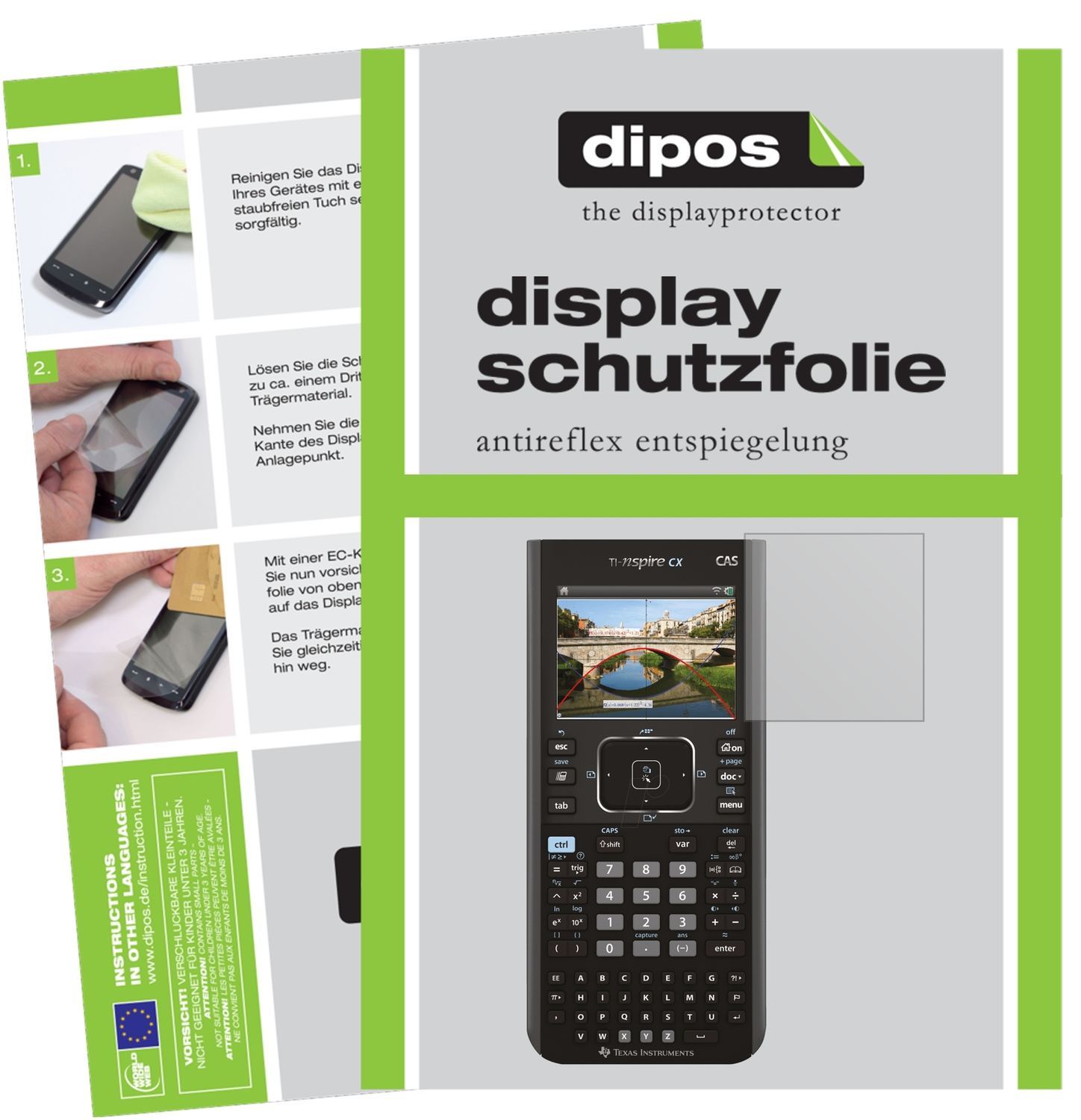 2x Schutzfolie matt für Texas Instruments TI Nspir (1)