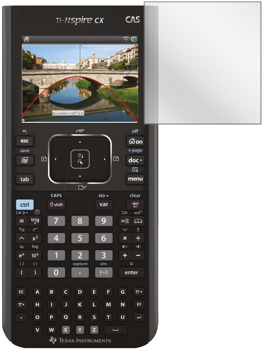 2x Schutzfolie klar für Texas Instruments TI Nspir (2)