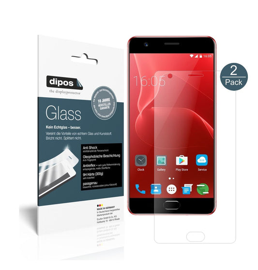 2x 9H Schutzfolie matt für Elephone P8 Max Panzerf (1)