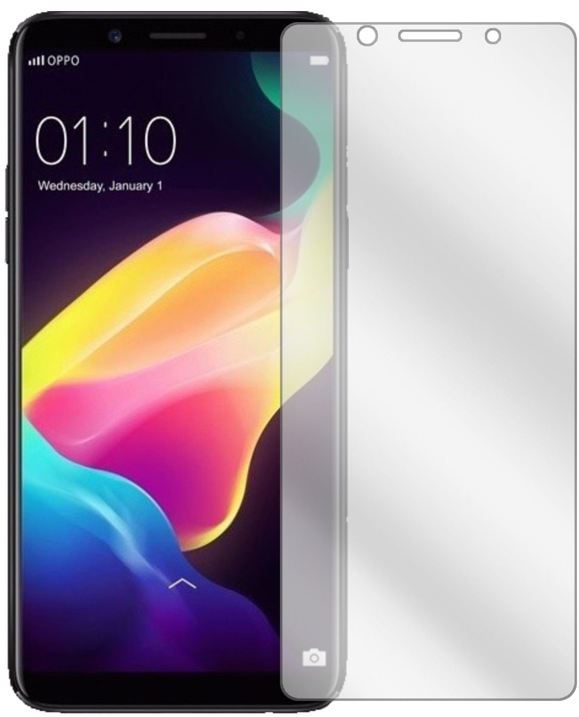 2x Schutzfolie klar für Oppo F5 Youth Display-Schu (2)