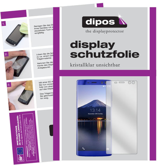 6x Schutzfolie klar für Doogee BL12000 Display-Sch (1)