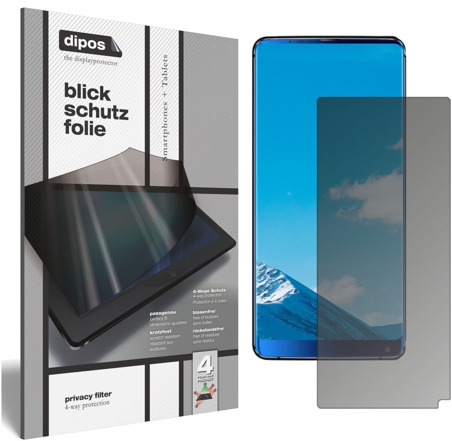 Blickschutzfolie für VKWORLD S8 matt Schutzfolie P (1)