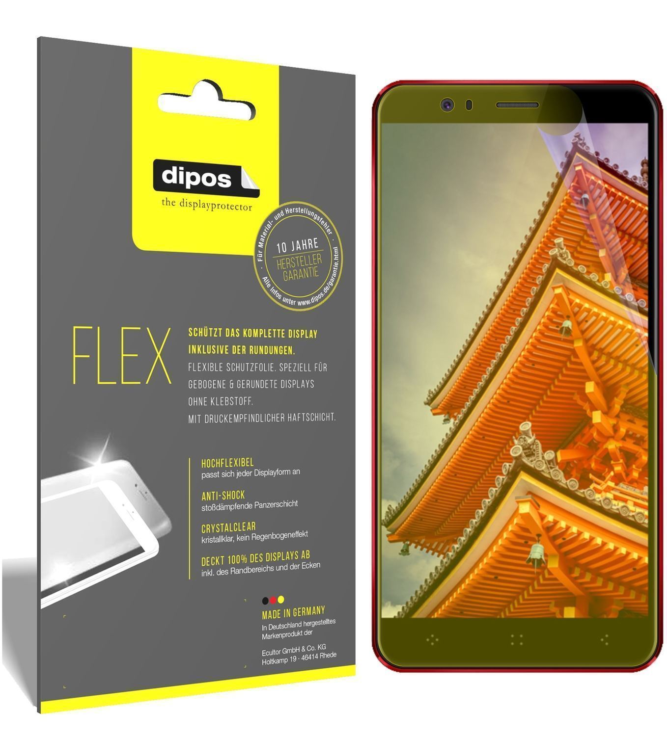 3x 3D Full Cover Schutzfolie für Elephone P8 3D (1)