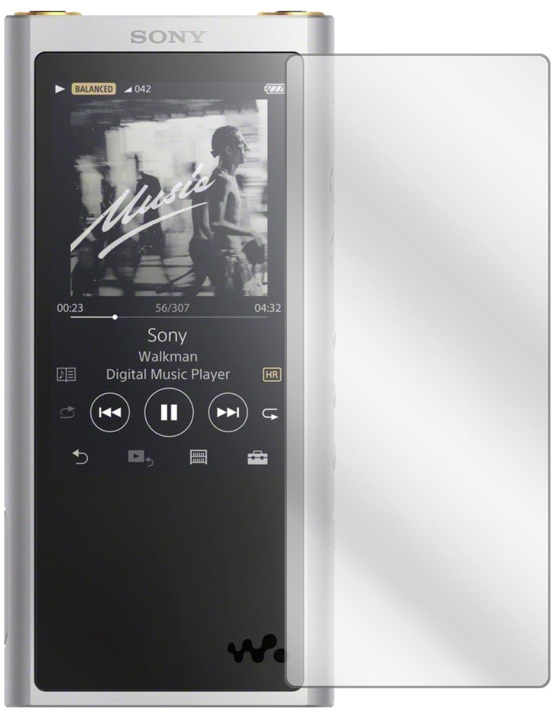 6x Schutzfolie klar für Sony NW-ZX300 (MP3-Player) (2)