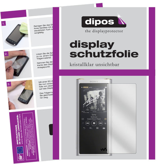 2x Schutzfolie klar für Sony NW-ZX300 (MP3-Player) (1)