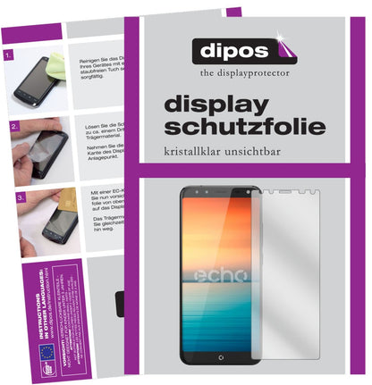 2x Schutzfolie klar für Echo Horizon Display-Schut (1)