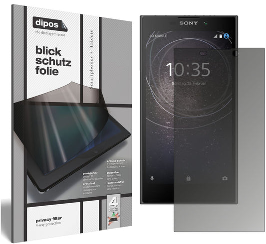 Blickschutzfolie für Sony Xperia L2 matt Schutzfol (1)